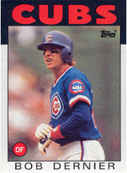 1986 Topps Baseball Cards      188     Bob Dernier